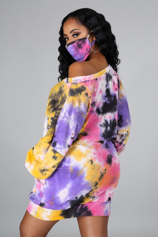 2pc Getting Cozy Dress Set