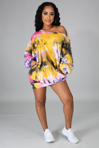 2pc Getting Cozy Dress Set