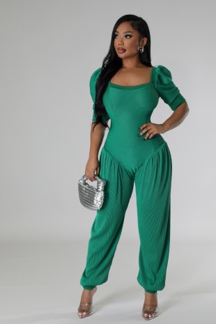 Up For The Chase Jumpsuit Half
