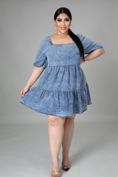 Can't Deny This Denim Dress