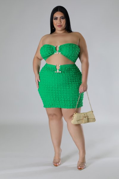 Miami Girl Skirt Set Plus Half